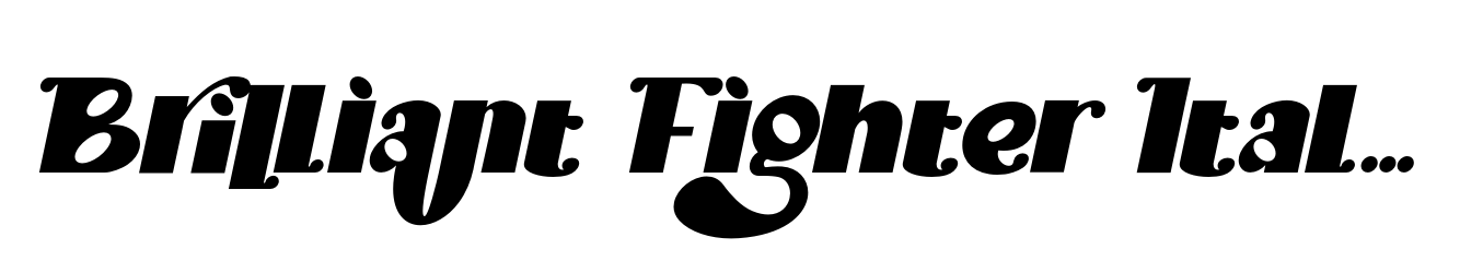 Brilliant Fighter Italic image